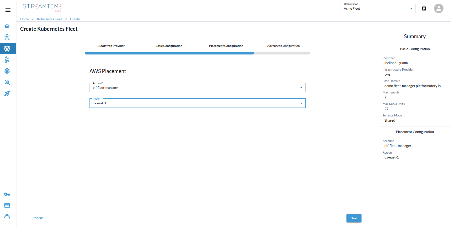 AWS Placement